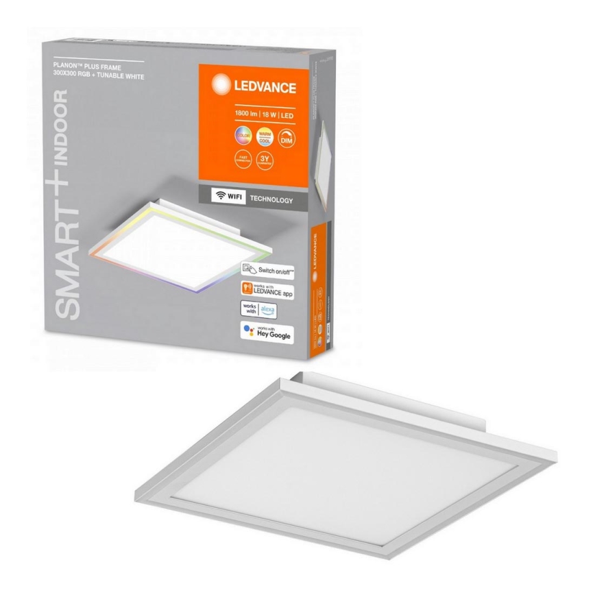 Ledvance - LED RGBW Dimbar taklampa SMART+ PLANON LED/18W/230V 2700-6500K Wi-Fi