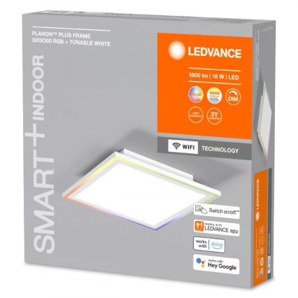 Ledvance - LED RGBW Dimbar taklampa SMART+ PLANON LED/18W/230V 2700-6500K Wi-Fi