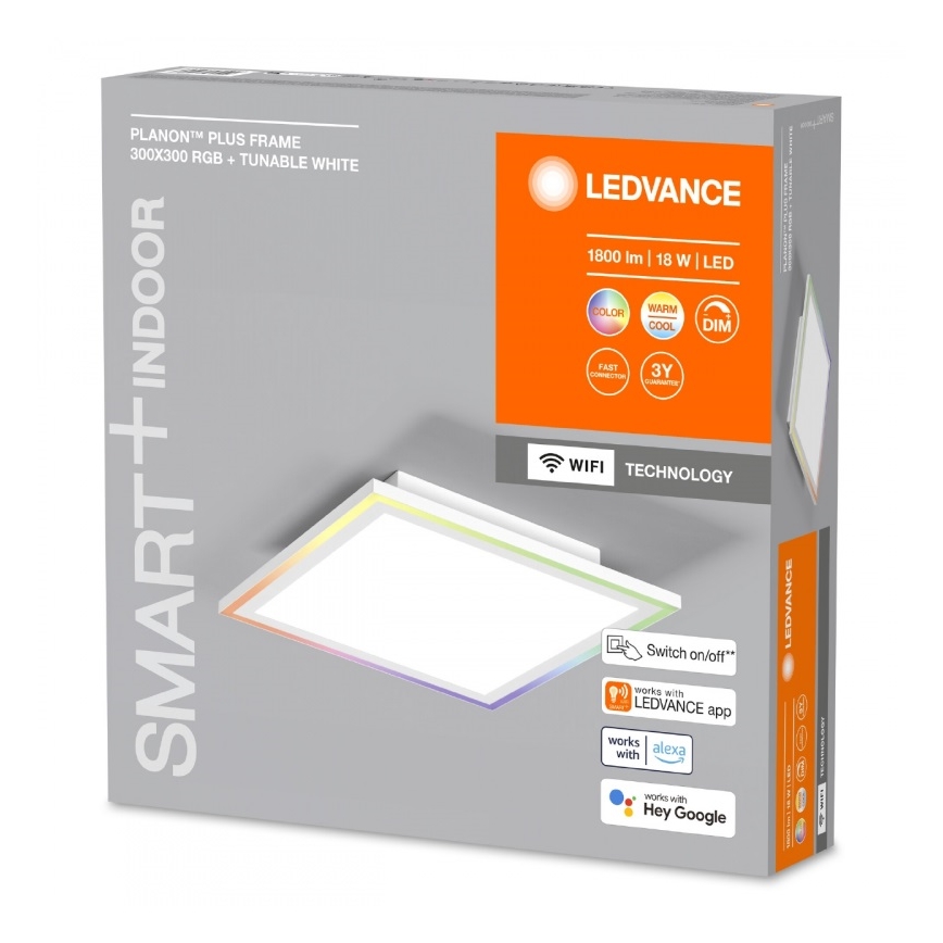 Ledvance - LED RGBW Dimbar taklampa SMART+ PLANON LED/18W/230V 2700-6500K Wi-Fi