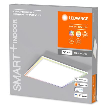 Ledvance - LED RGBW Dimbar taklampa SMART+ PLANON LED/24W/230V 2700-6500K Wi-Fi
