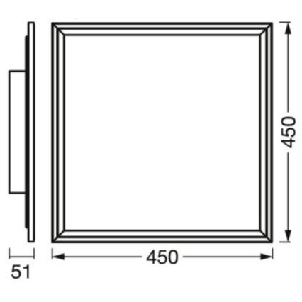 Ledvance - LED RGBW Dimbar taklampa SMART+ PLANON LED/24W/230V 2700-6500K Wi-Fi