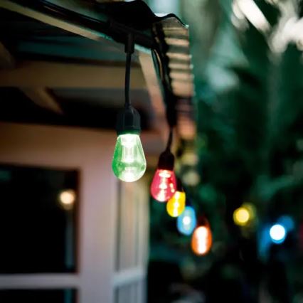 Ledvance - LED RGBW Dimbar utomhuskedja SMART+ STRING 12xLED/0,37W/230V IP44 Wi-Fi