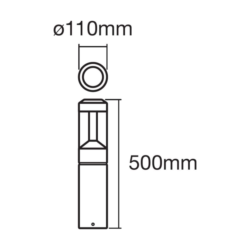 Ledvance - LED RGBW Dimbar Utomhuslampa SMART+ MODERN LED/12W/230V IP44 BT