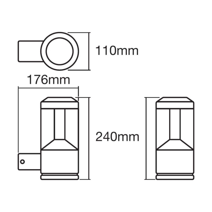 Ledvance -LED RGBW Dimbar Väggbelysning SMART+ MODERN LED/12W/230V IP44 BT
