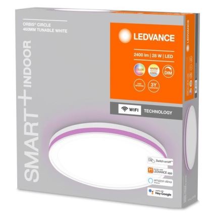 Ledvance - LED RGBW ljusreglerad taklampa  SMART+ CIRCLE LED/28W/230V 3000-6500K Wi-Fi
