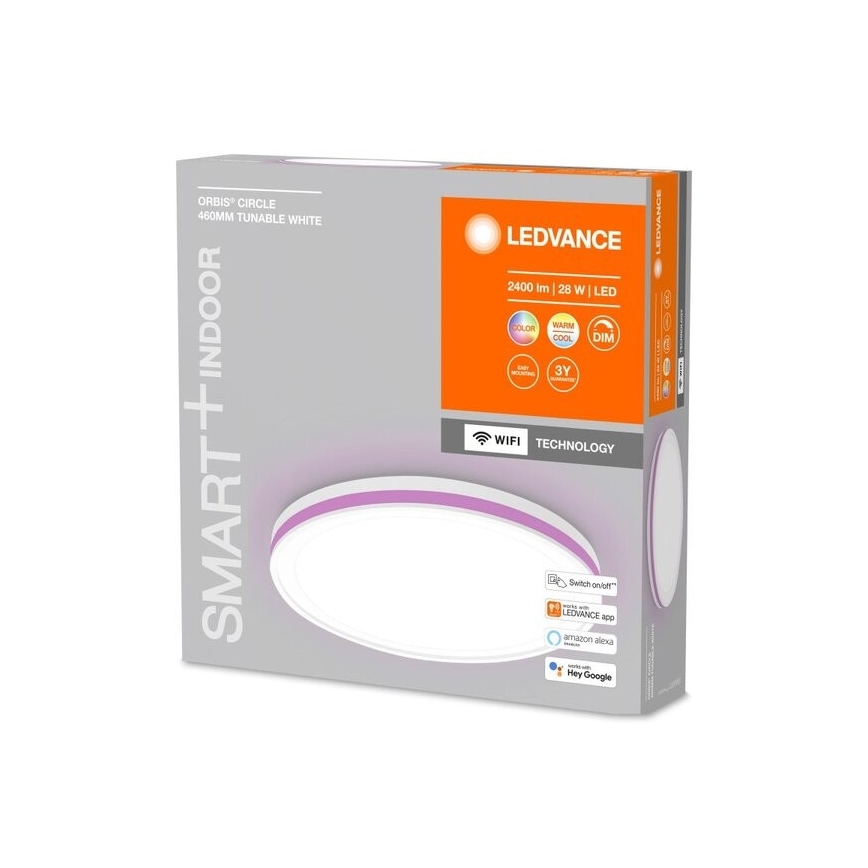 Ledvance - LED RGBW ljusreglerad taklampa  SMART+ CIRCLE LED/28W/230V 3000-6500K Wi-Fi