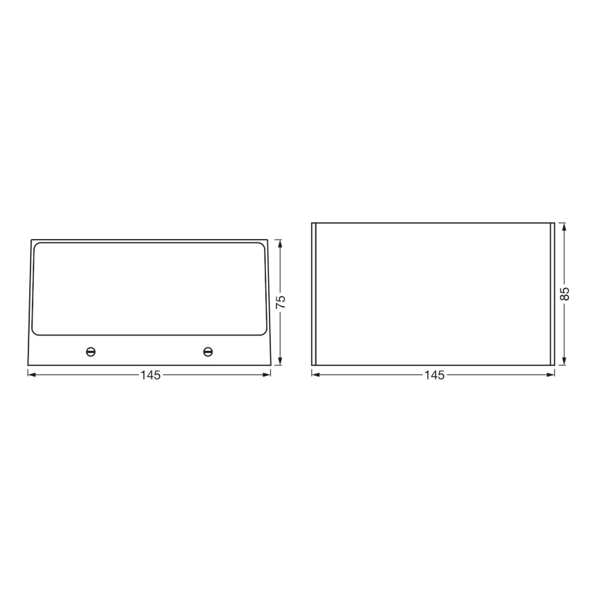 Ledvance - LED RGBW ljusreglerad utomhus vägglampa  SMART+ BRICK LED/14W/230V Wi-Fi IP44