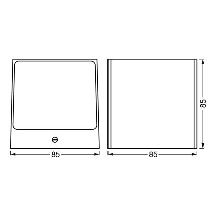 Ledvance - LED RGBW ljusreglerad utomhus vägglampa  SMART+ BRICK LED/14W/230V Wi-Fi IP44