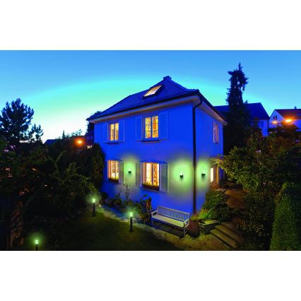Ledvance - LED RGBW ljusreglerad utomhus vägglampa  SMART+ PIPE LED/10W/230V Wi-Fi IP44