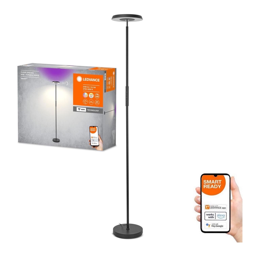 Ledvance - LED RGBW Ljusreglerad golvlampa SMART+ FLOOR LED/13,5W/230V 2700-5000K Wi-Fi