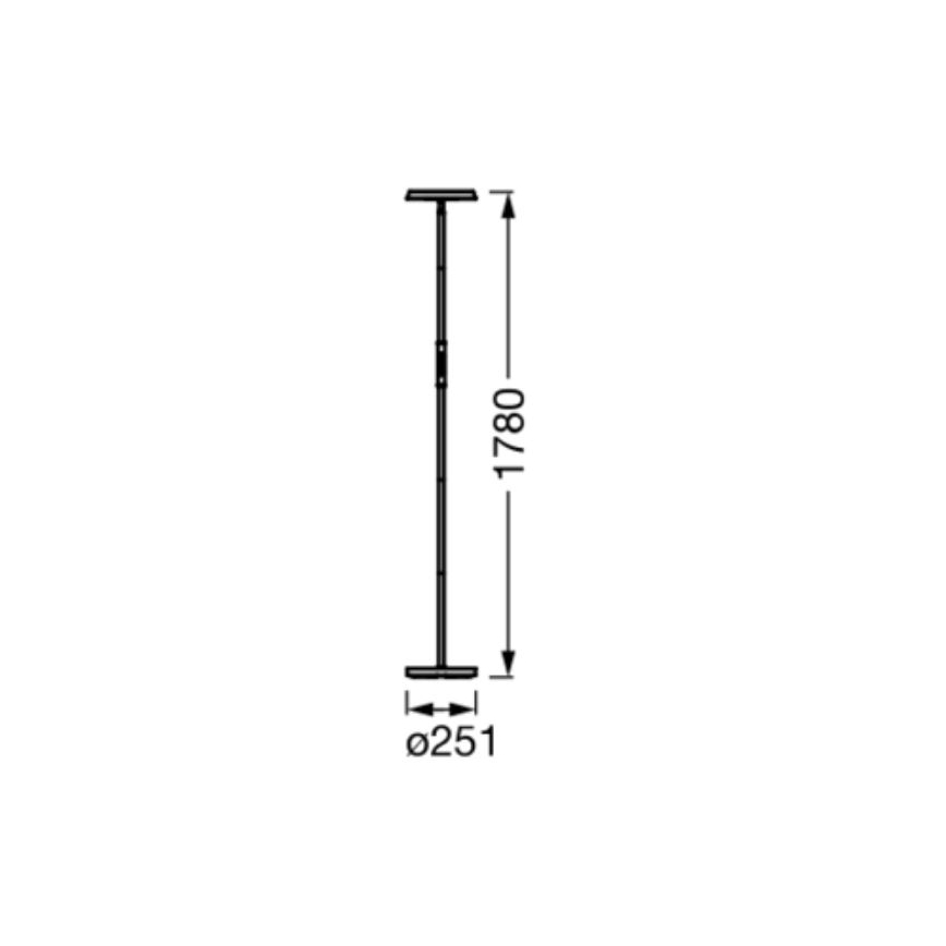 Ledvance - LED RGBW Ljusreglerad golvlampa SMART+ FLOOR LED/13,5W/230V 2700-5000K Wi-Fi