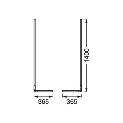 Ledvance - LED RGBW Ljusreglerad golvlampa SMART+ FLOOR LED/14W/230V 2700-6500K Wi-Fi + fjärrkontroll