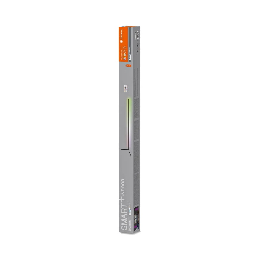 Ledvance - LED RGBW Ljusreglerad golvlampa SMART+ FLOOR LED/20W/230V 2700-6500K Wi-Fi svart + fjärrkontroll