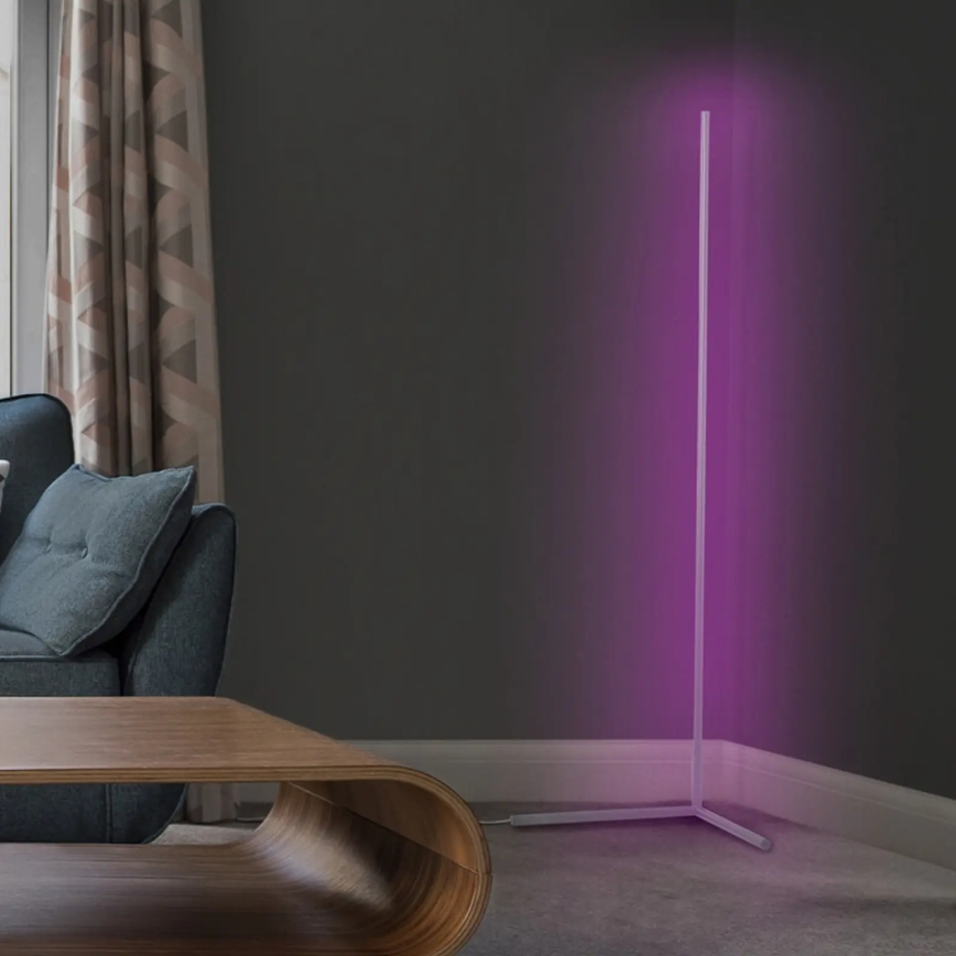 Ledvance - LED RGBW Ljusreglerad golvlampa SMART+ FLOOR LED/20W/230V 2700-6500K Wi-Fi vit + fjärrkontroll