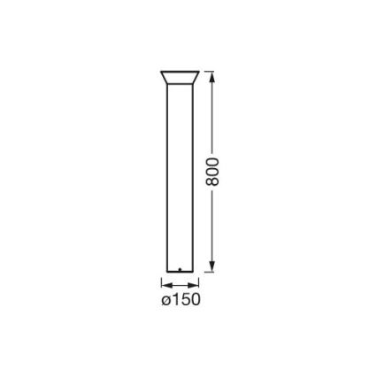 Ledvance - LED RGBW Ljusreglerad outdoor lamp SMART+ ECLIPSE LED/10W/230V IP44 Wi-Fi