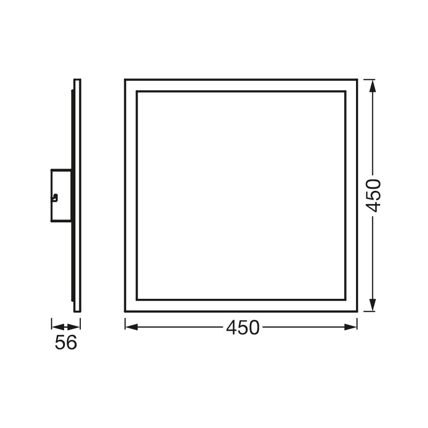 Ledvance - LED RGBW Ljusreglerad panel SMART+ PLANON LED/28W/230V 3000-6500K Wi-Fi + fjärrkontroll