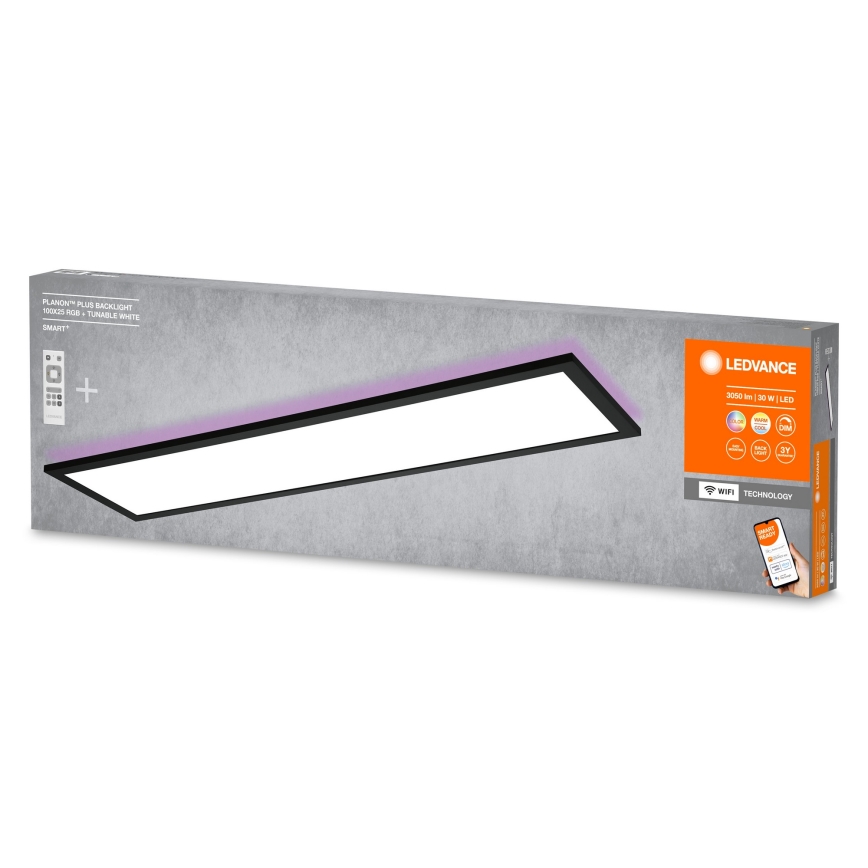 Ledvance - LED RGBW Ljusreglerad panel SMART+ PLANON LED/30W/230V 3000-6500K Wi-Fi + fjärrkontroll