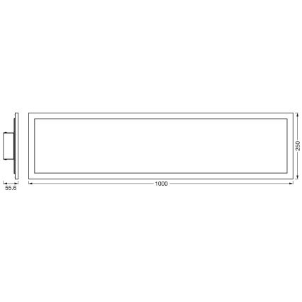 Ledvance - LED RGBW Ljusreglerad panel SMART+ PLANON LED/30W/230V 3000-6500K Wi-Fi + fjärrkontroll
