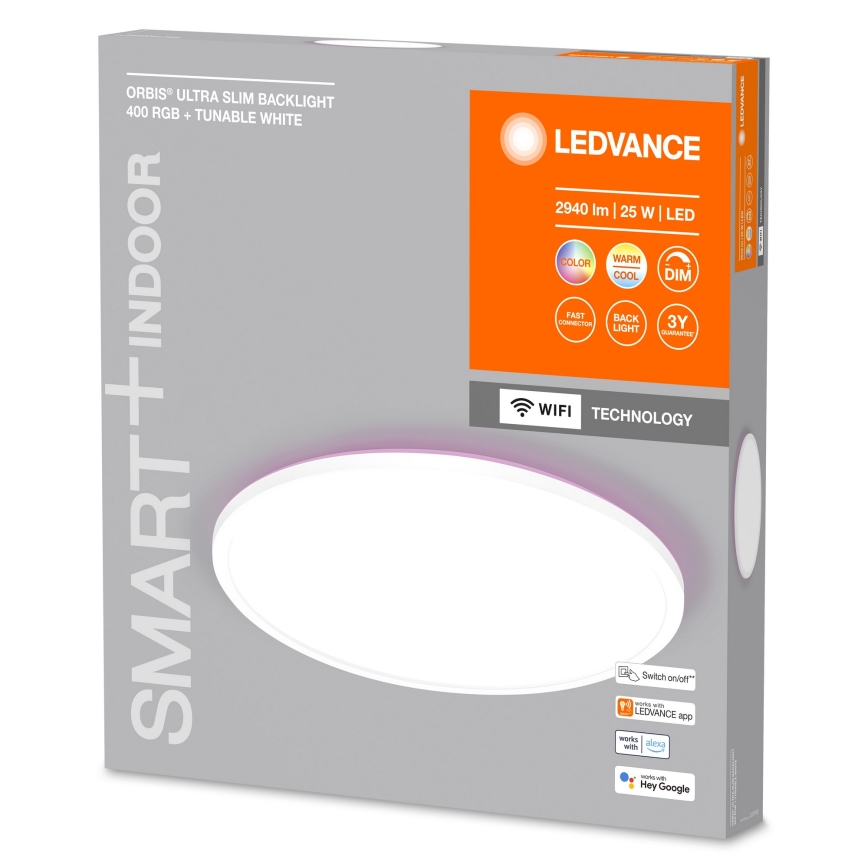 Ledvance - LED RGBW Ljusreglerad taklampa SMART+ ORBIS LED/25W/230V 2700-6500K Wi-Fi