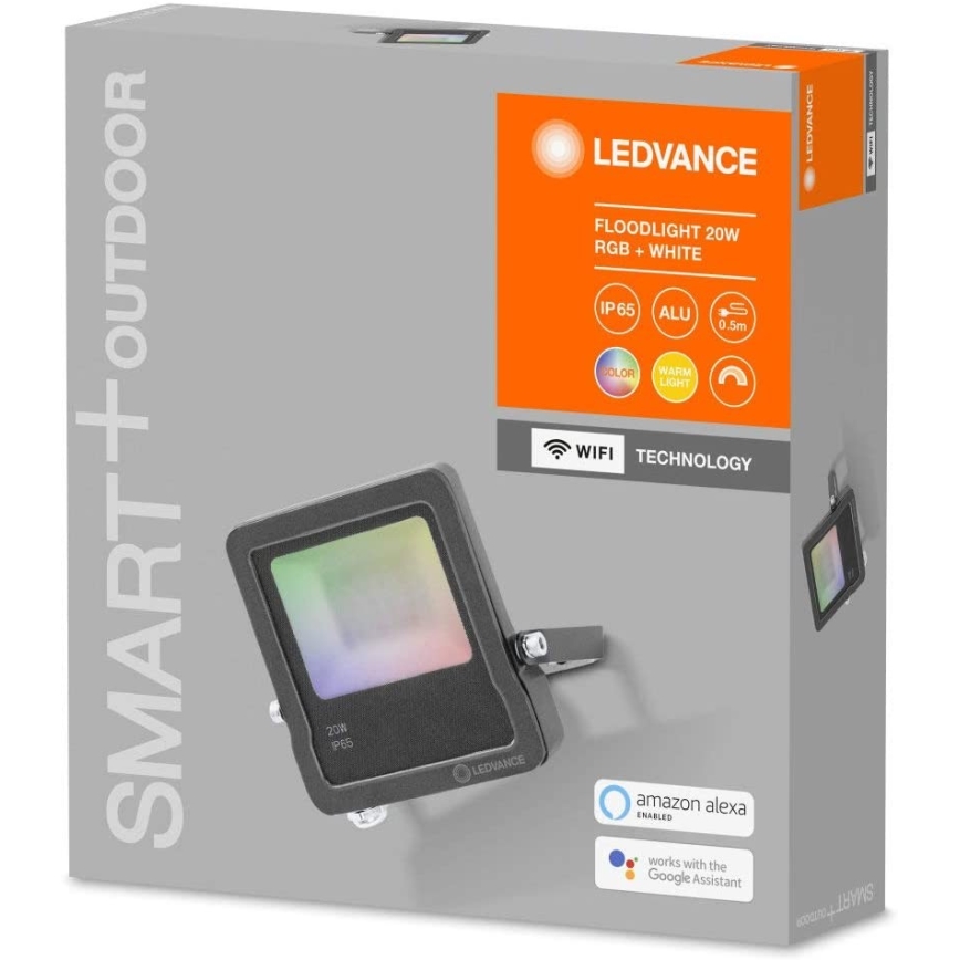 Ledvance - LED RGBW Strålkastare SMART+ FLOOD LED/20W/230V IP65 Wi-Fi
