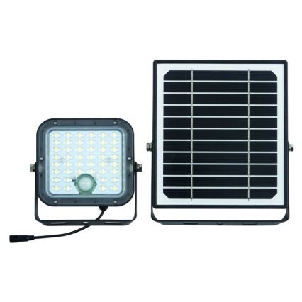 Ledvance - LED dimbar solreflektor med rörelsesensor och skymningssensor FLOOD SPLIT LED/10W/3,2V 5000 mAh IP65 + fjärrkontroll