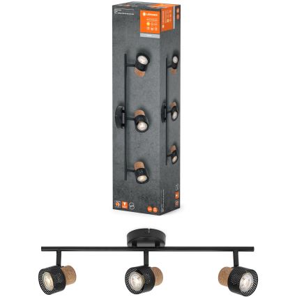 Ledvance - LED spotlight DECOR CORK 3xGU10/3,4W/230V