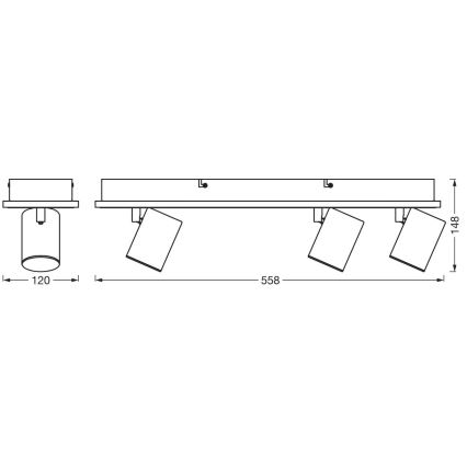 Ledvance - LED spotlight DECOR MARS LED/41W/230V