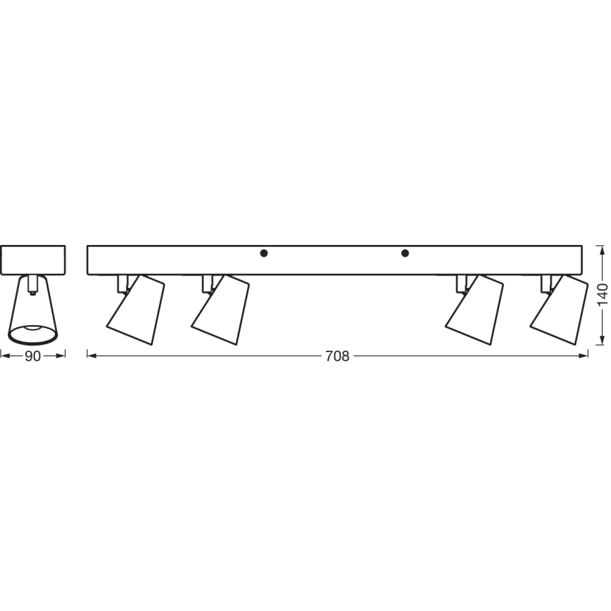 Ledvance - LED spotlight DECOR NEPTUNE LED/27W/230V