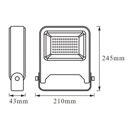 Ledvance - LED Strålkastare ENDURA LED/50W/230V IP65