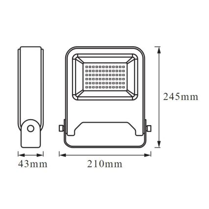Ledvance - LED Strålkastare ENDURA LED/50W/230V IP65