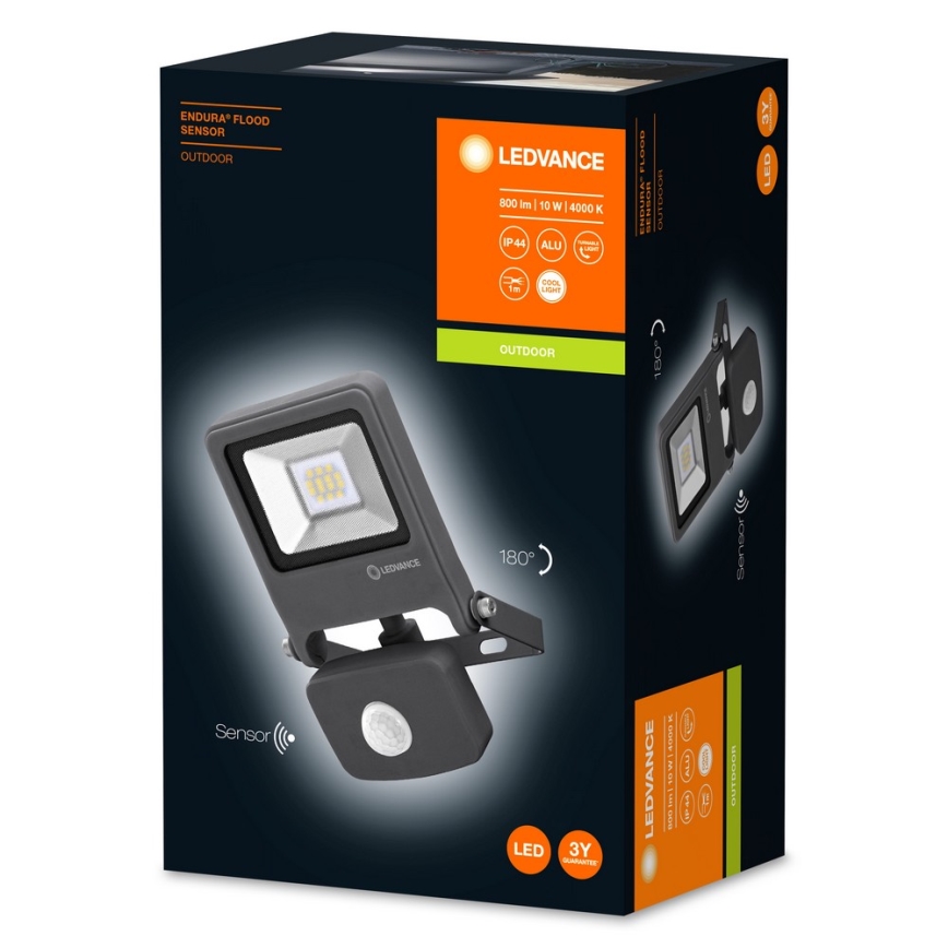 Ledvance - LED Strålkastare ENDURA med sensor LED/10W/230V IP44