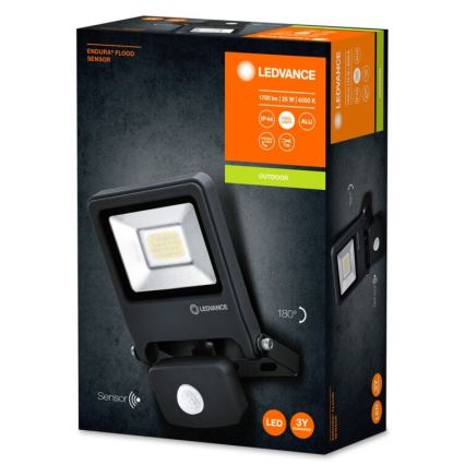 Ledvance - LED Strålkastare ENDURA med sensor LED/20W/230V IP44