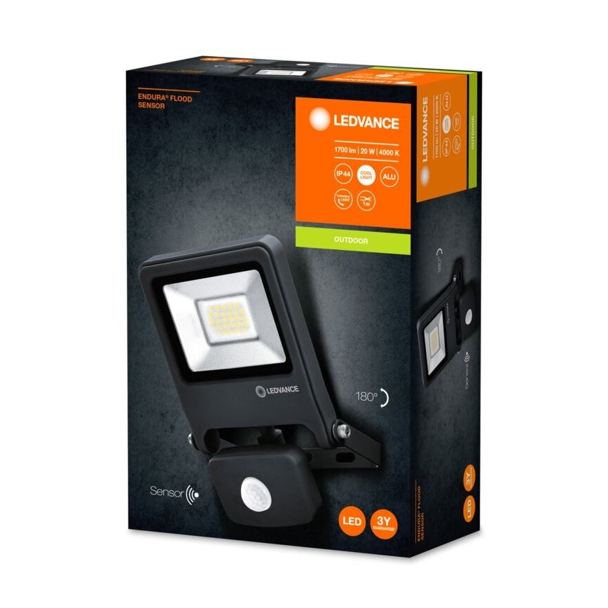 Ledvance - LED Strålkastare ENDURA med sensor LED/20W/230V IP44