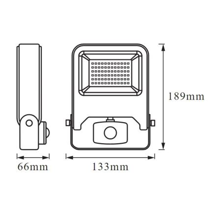 Ledvance - LED Strålkastare ENDURA med sensor LED/20W/230V IP44