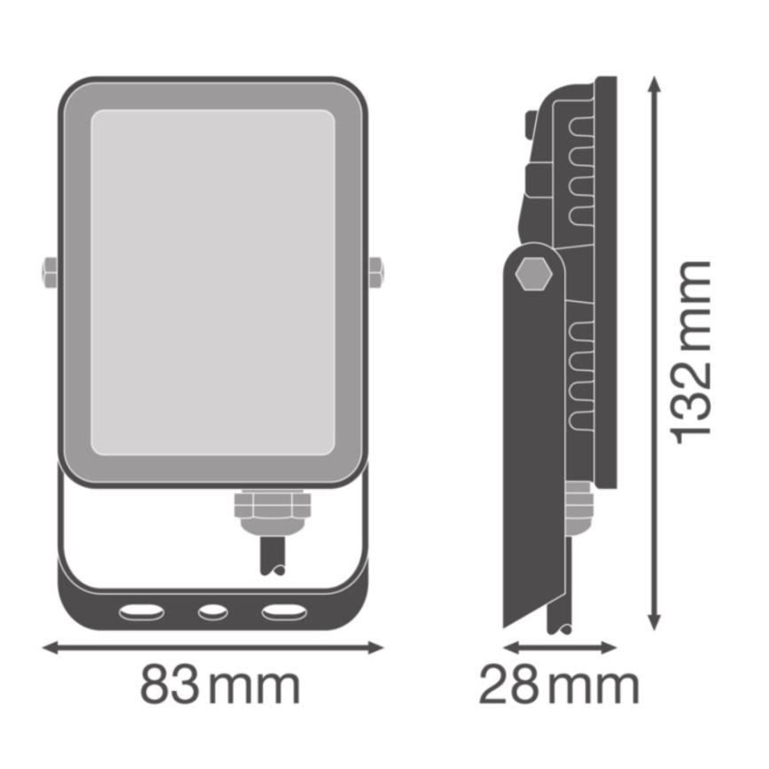 Ledvance - LED Väggstrålkastare för utomhusbruk FLOODLIGHT ESSENTIAL LED/10W/230V IP65