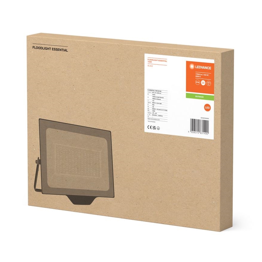 Ledvance - LED Väggstrålkastare för utomhusbruk FLOODLIGHT ESSENTIAL LED/150W/230V IP65