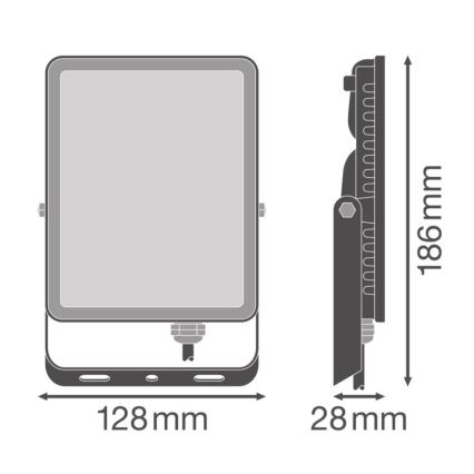 Ledvance - LED Väggstrålkastare för utomhusbruk FLOODLIGHT ESSENTIAL LED/30W/230V 4000K IP65