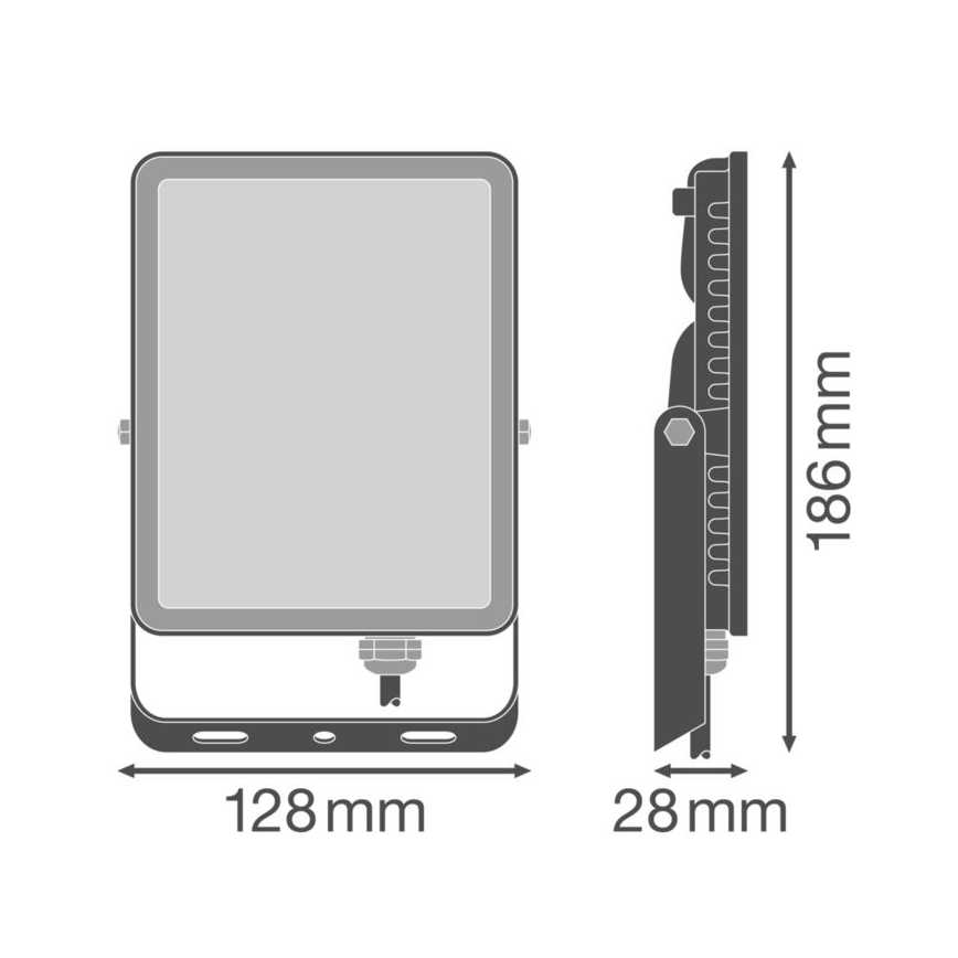 Ledvance - LED Väggstrålkastare för utomhusbruk FLOODLIGHT ESSENTIAL LED/30W/230V 4000K IP65