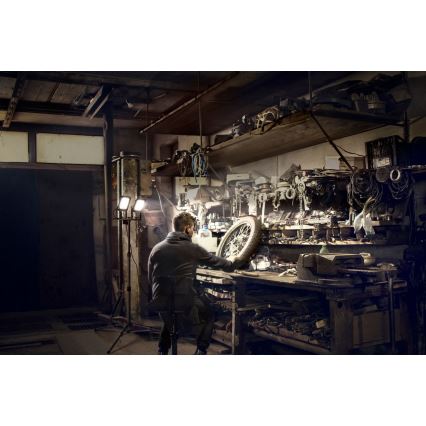 Ledvance - LED strålkastare för utomhusbruk med hållare WORKLIGHT TRIPOD 2xLED/10W/230V 6500K IP65