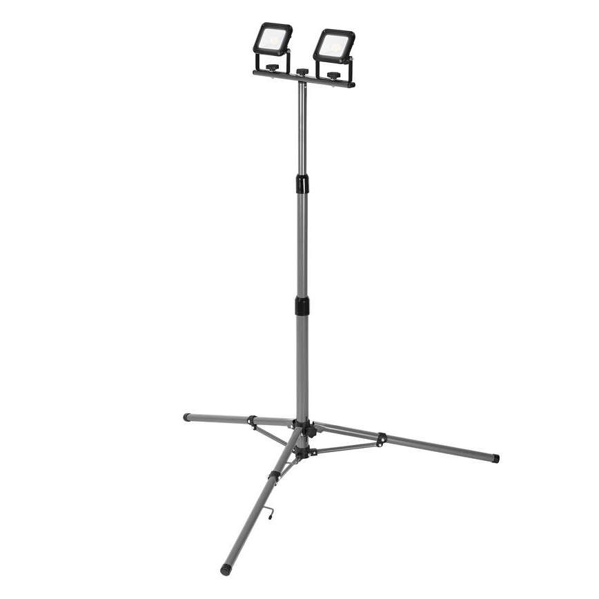 Ledvance - LED strålkastare för utomhusbruk med hållare WORKLIGHT TRIPOD 2xLED/10W/230V 6500K IP65