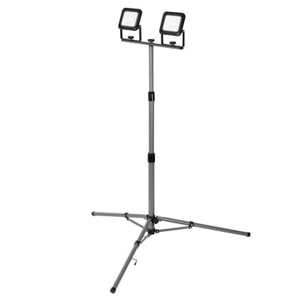 Ledvance - LED strålkastare för utomhusbruk med hållare WORKLIGHT TRIPOD 2xLED/20W/230V 6500K IP65