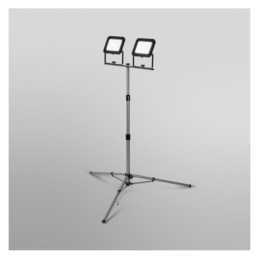Ledvance - LED strålkastare för utomhusbruk med hållare WORKLIGHT TRIPOD 2xLED/30W/230V 6500K IP65
