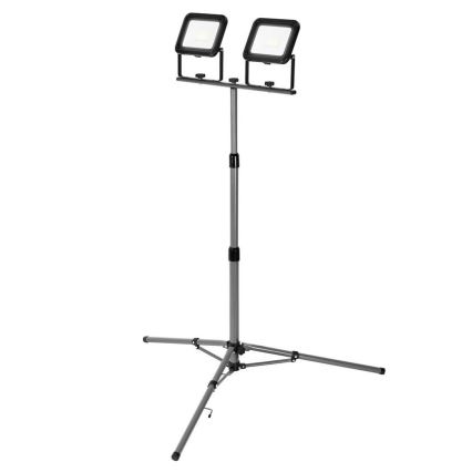 Ledvance - LED strålkastare för utomhusbruk med hållare WORKLIGHT TRIPOD 2xLED/30W/230V 6500K IP65