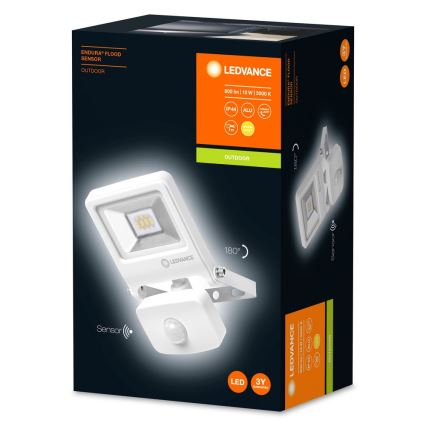 Ledvance - LED Strålkastare med sensor ENDURA LED/10W/230V IP44