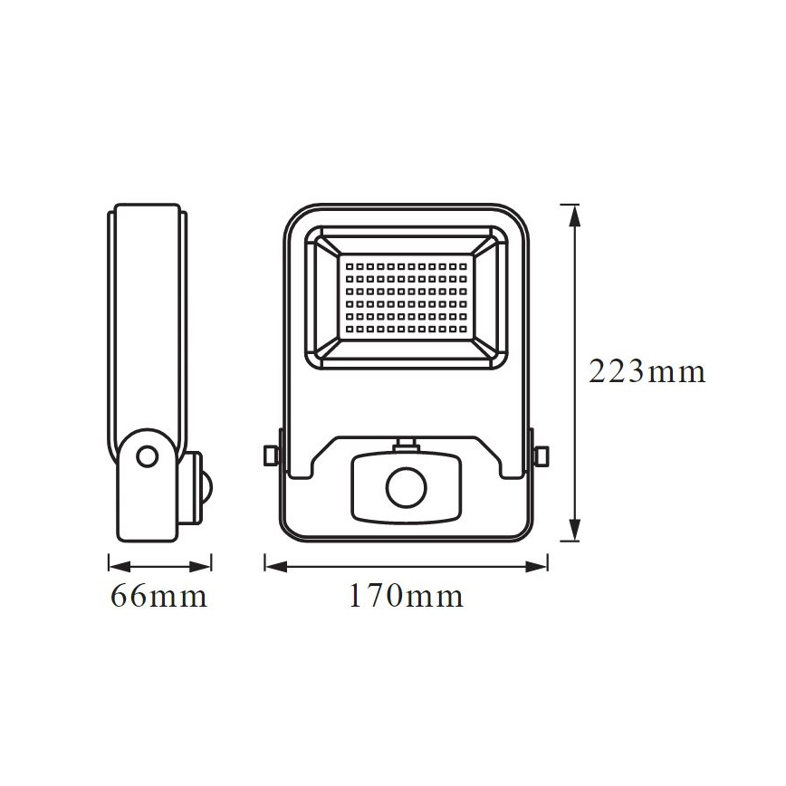 Ledvance - LED Strålkastare med sensor ENDURA LED/30W/230V IP44