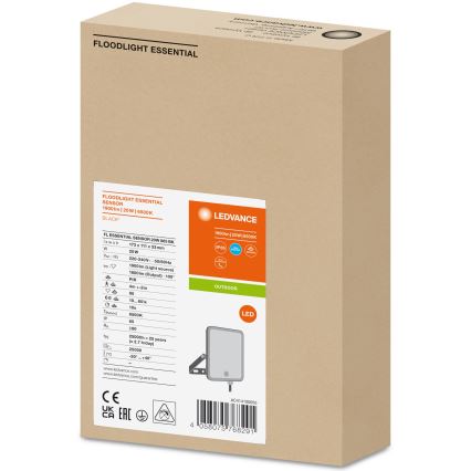 Ledvance - LED Strålkastare med sensor FLOODLIGHT LED/20W/230V 6500K IP65