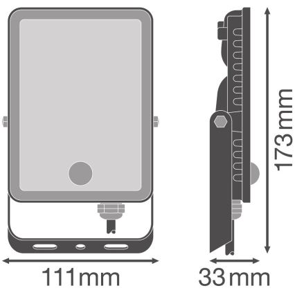 Ledvance - LED Strålkastare med sensor FLOODLIGHT LED/20W/230V 6500K IP65