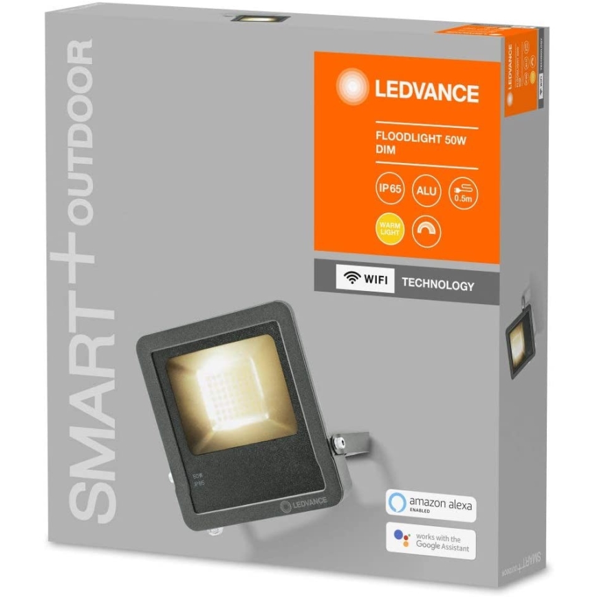 Ledvance - LED Strålkastare SMART+ FLOOD LED/50W/230V IP65 Wi-Fi