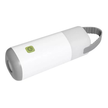 Ledvance - LED Strömbank med ficklampa MOBILE LED/0,5W/5V 1800mAh 2xUSB