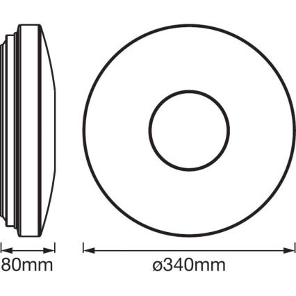 Ledvance - LED Takbelysning med sensor SPARKLEDOT LED/24W/230V